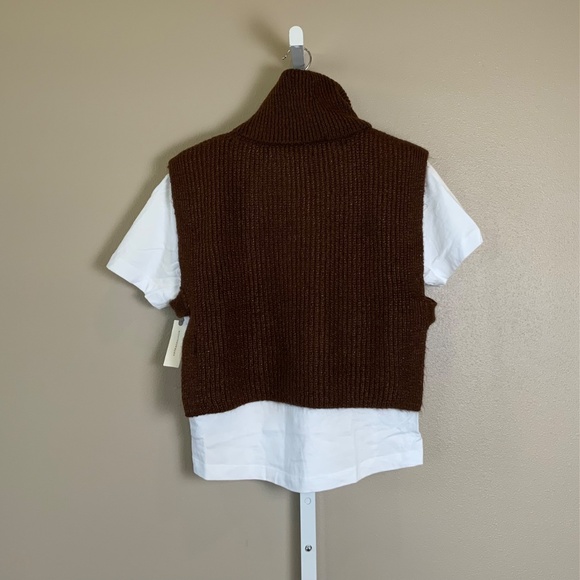 Anthropologie Twofer Sweater Tee - Picture 10 of 16